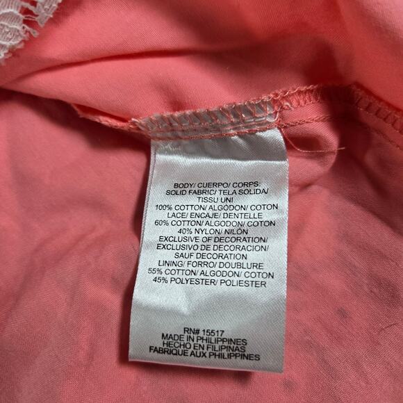 Penelope Mack Toddler Girls 2T Pink White Lace Spring Easter Floral Summer EUC - Picture 3 of 8